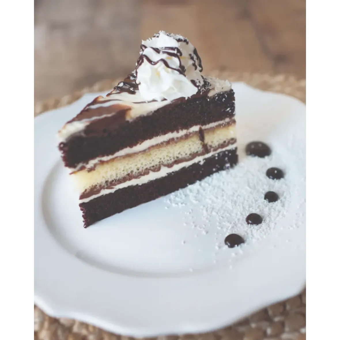 Triple Chocolate Tiger Cake