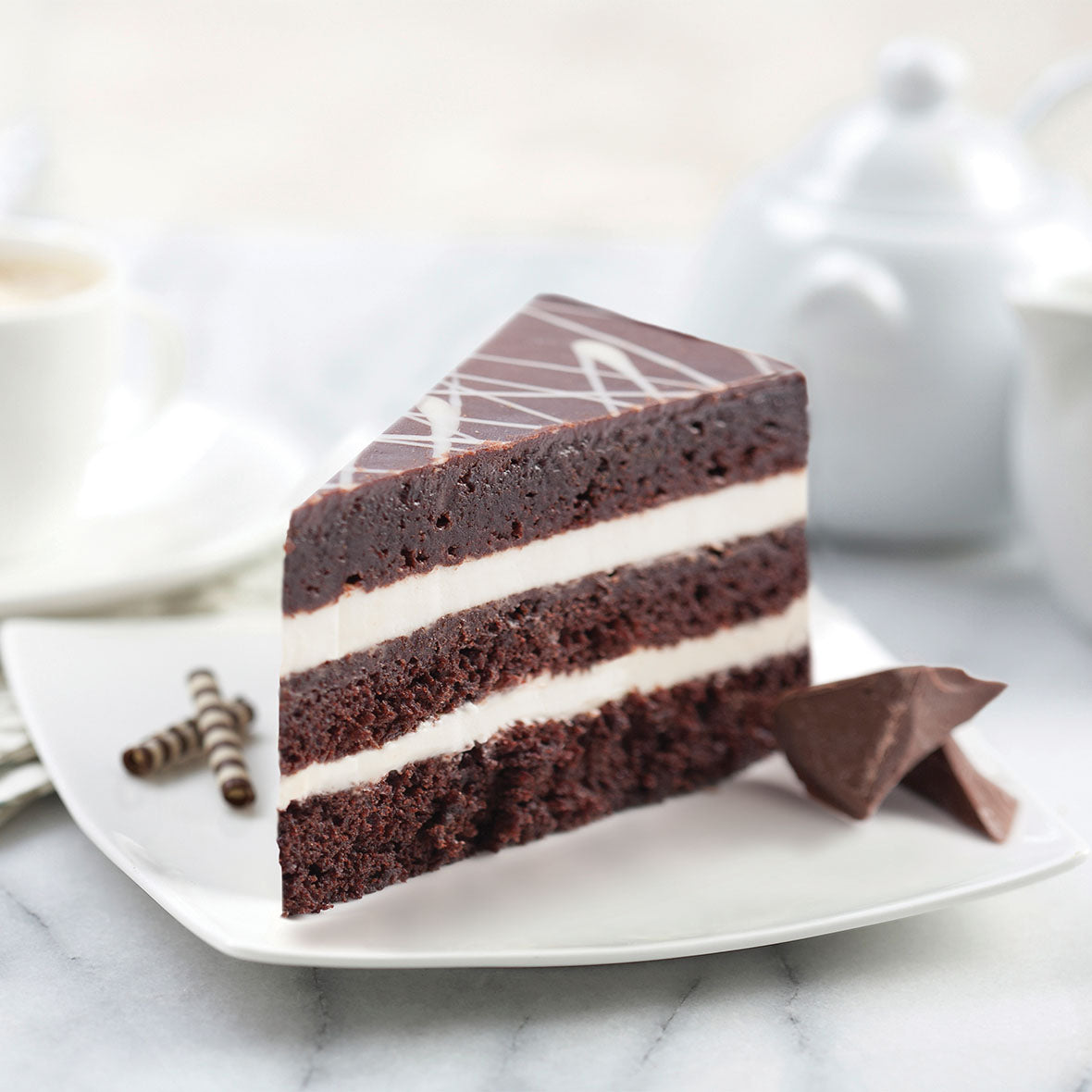 Dreamin' of Chocolate Dark & White Chocolate Layer Cake