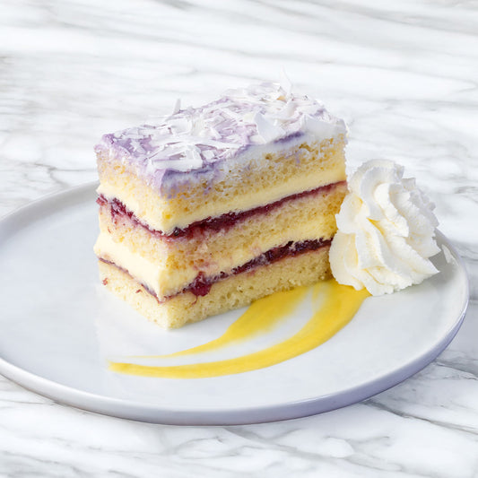 Mixed Berry Custard Cake
