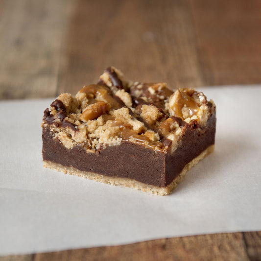 Salted Caramel Pretzel Brownie