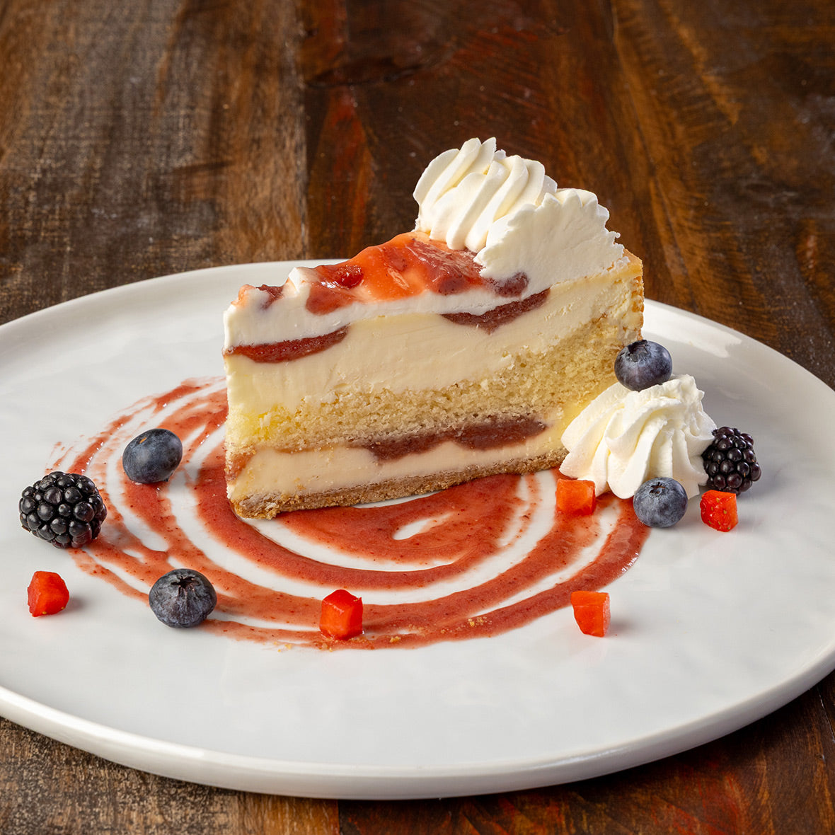 Strawberry Shortcake Cheesecake (NEW)