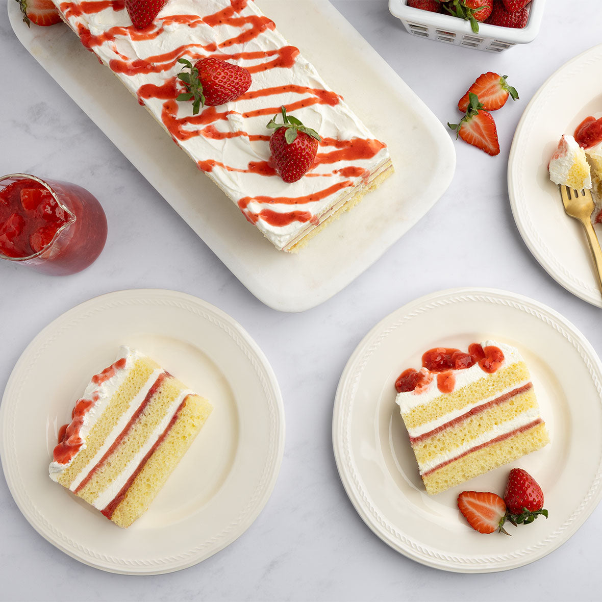 Strawberry Shortcake-24 Cut Slice