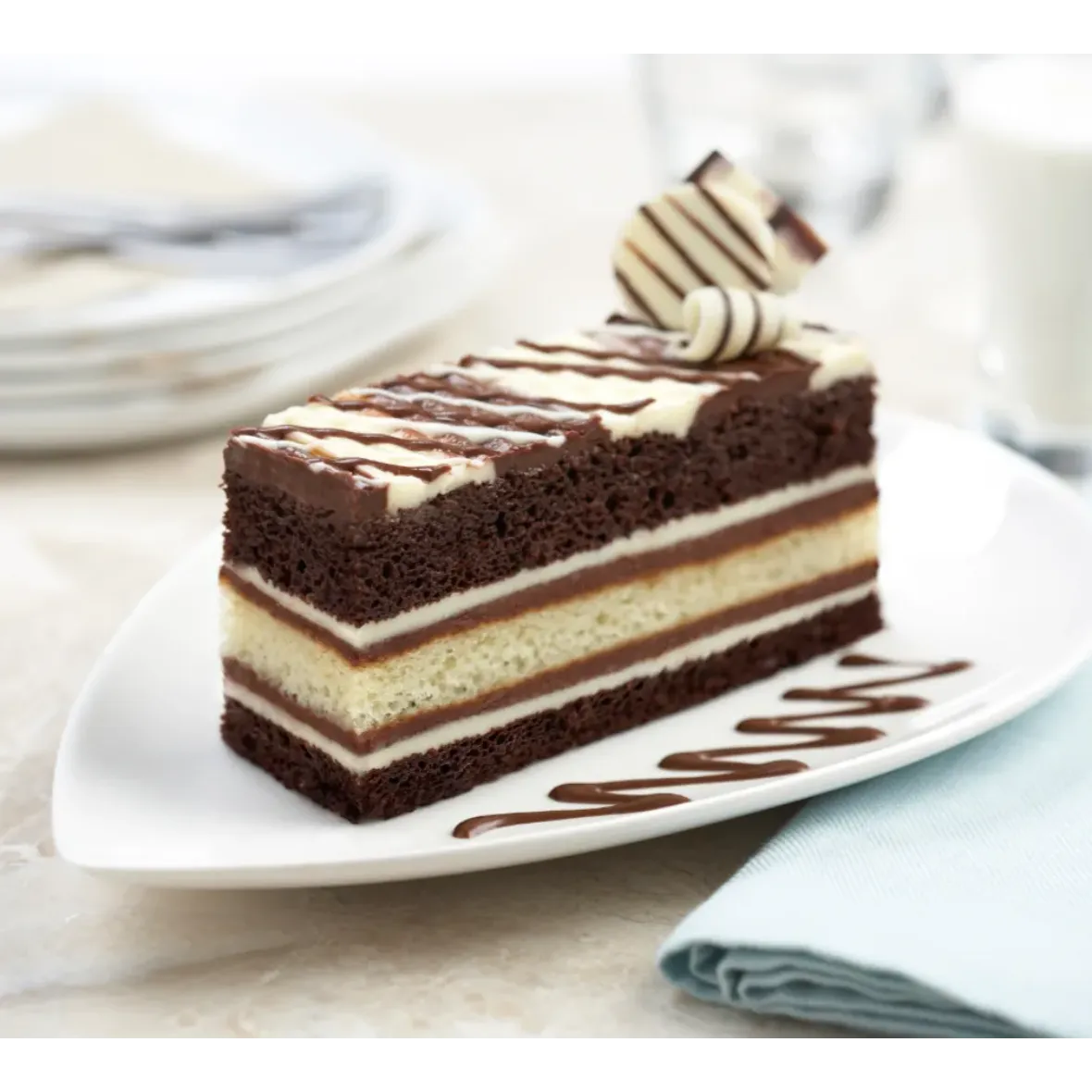 Triple Chocolate Tiger Cake