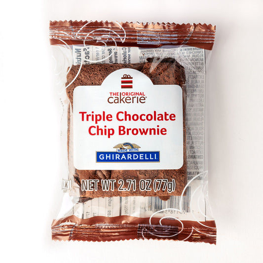 Triple Chocolate Chip Brownie (Individually Wrapped)