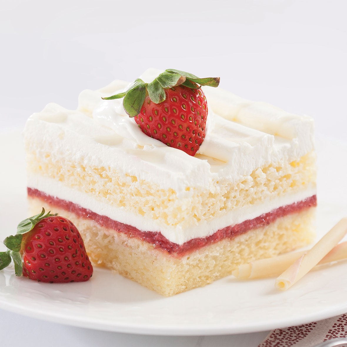 Dreamin’ of Strawberries: Two Layer Strawberry Shortcake