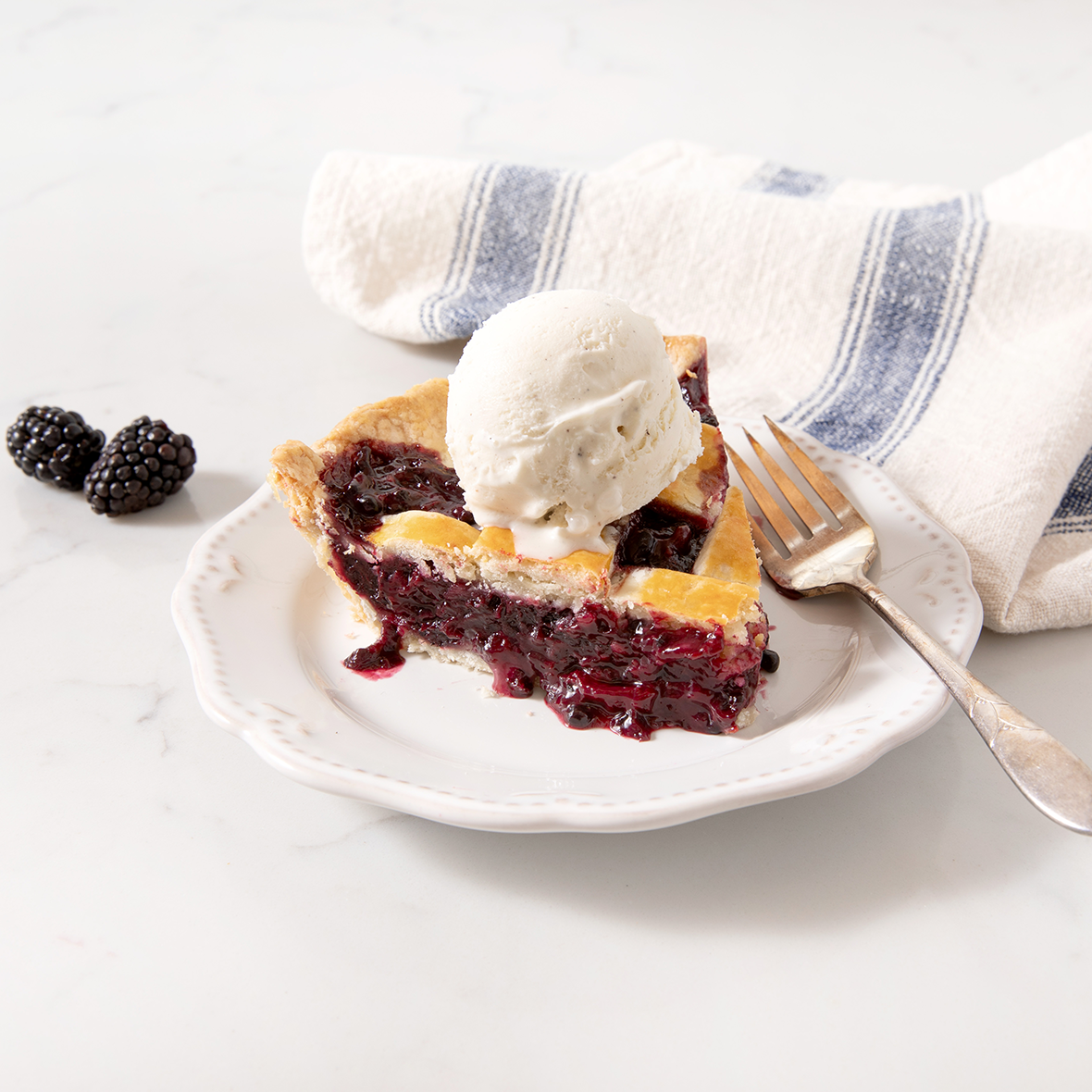 Marionberry Lattice Pie