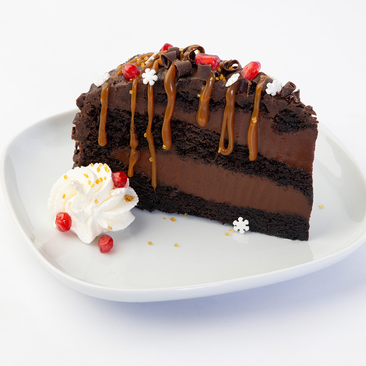 Triple Chocolate Fudge Cake