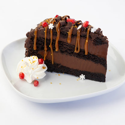 Triple Chocolate Fudge Cake