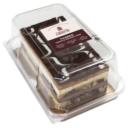 The Original Cakerie Tuxedo Truffle Mousse Cake - 6 Cut Slice