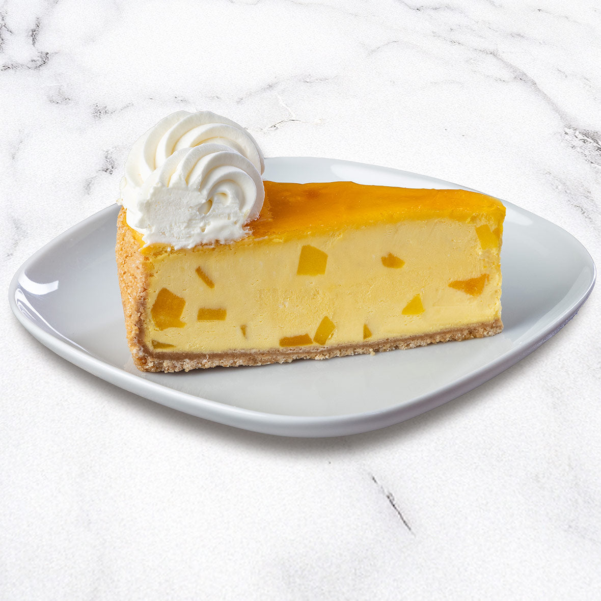 Mango Passion Fruit Cheesecake